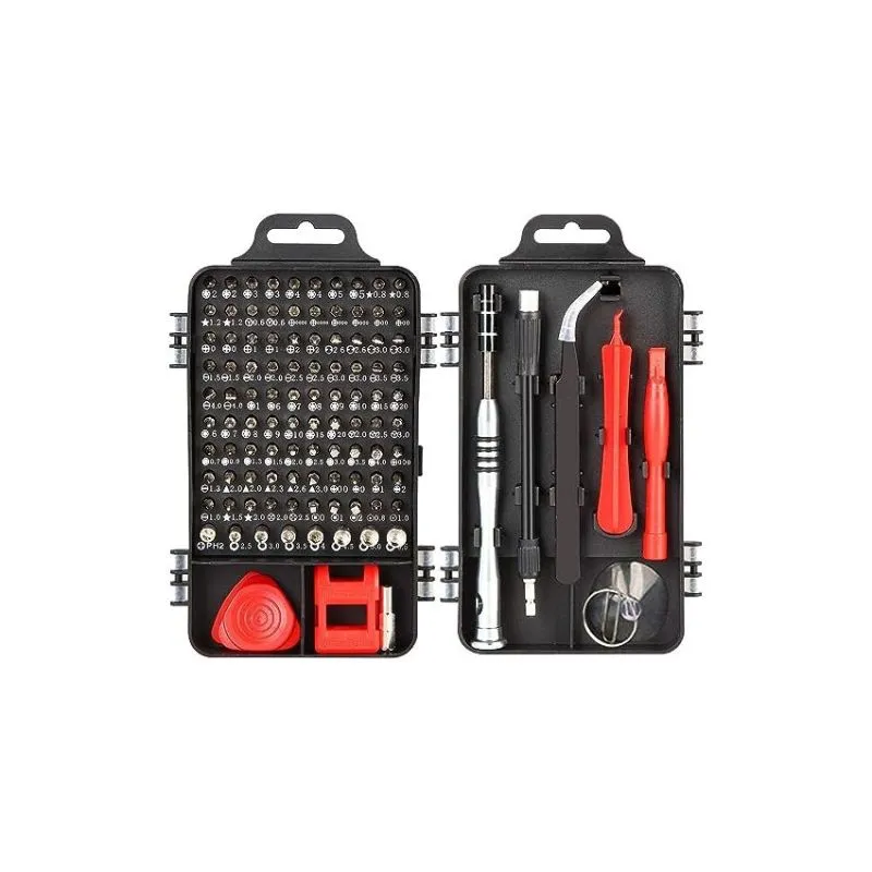 Sky-Touch Precision Screwdriver Set 110 In 1 For Mobile Phone Smartphone Game Console Tablet Pc And Other Electronic Equipment Black