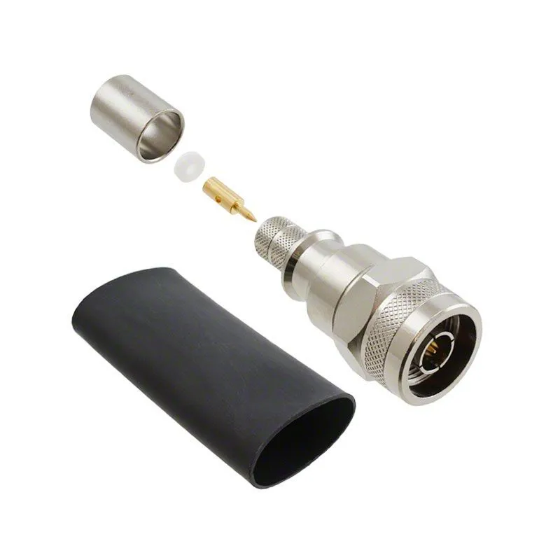  82-6553, Amphenol CONN N PLUG STR 50 OHM SOLDER, 50 Ohms Impedance