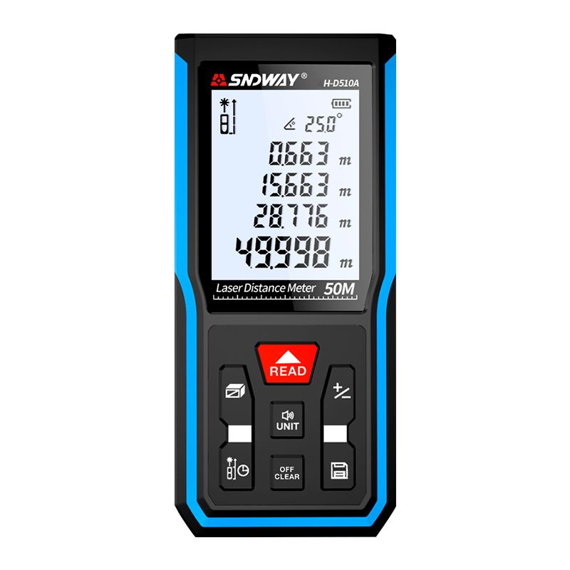 H-D510,Laser Distance Meter, Handheld, 50m Range
