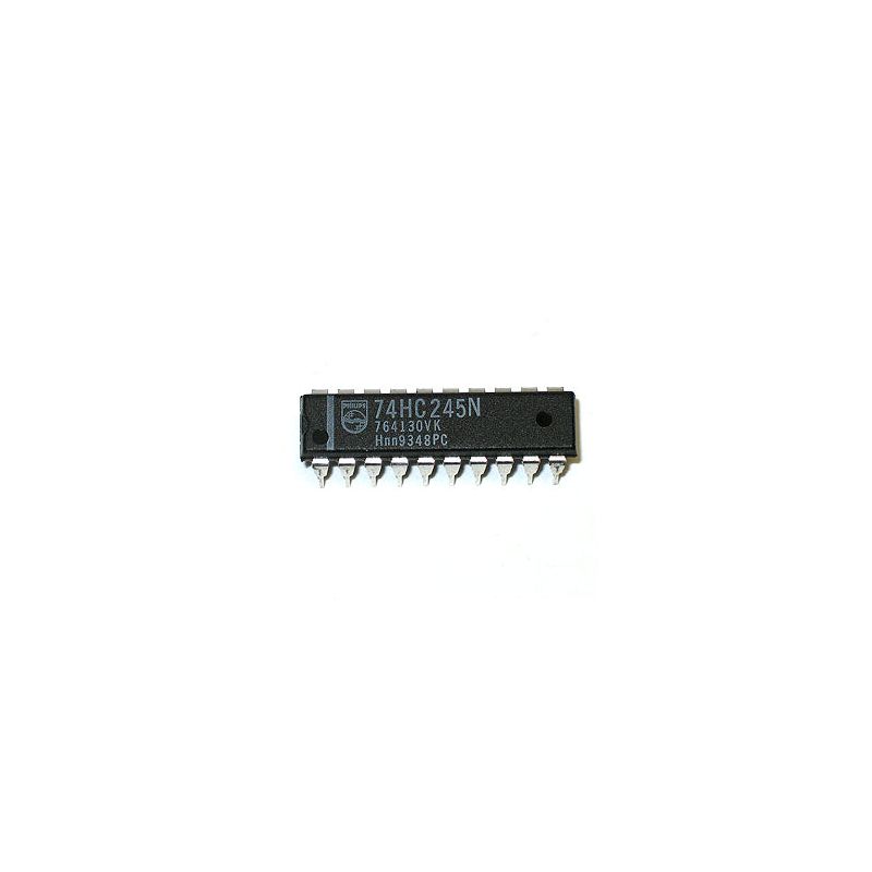74HC245N, Octal Bus Transceiver, 20-Pin DIP Package