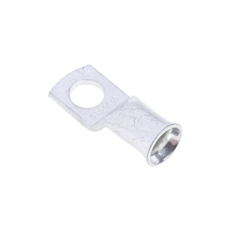HDT50-10 Copper Cable Lug – 50 mm² Crimp Terminal with 10 mm Ring Eyelet for Power Connections