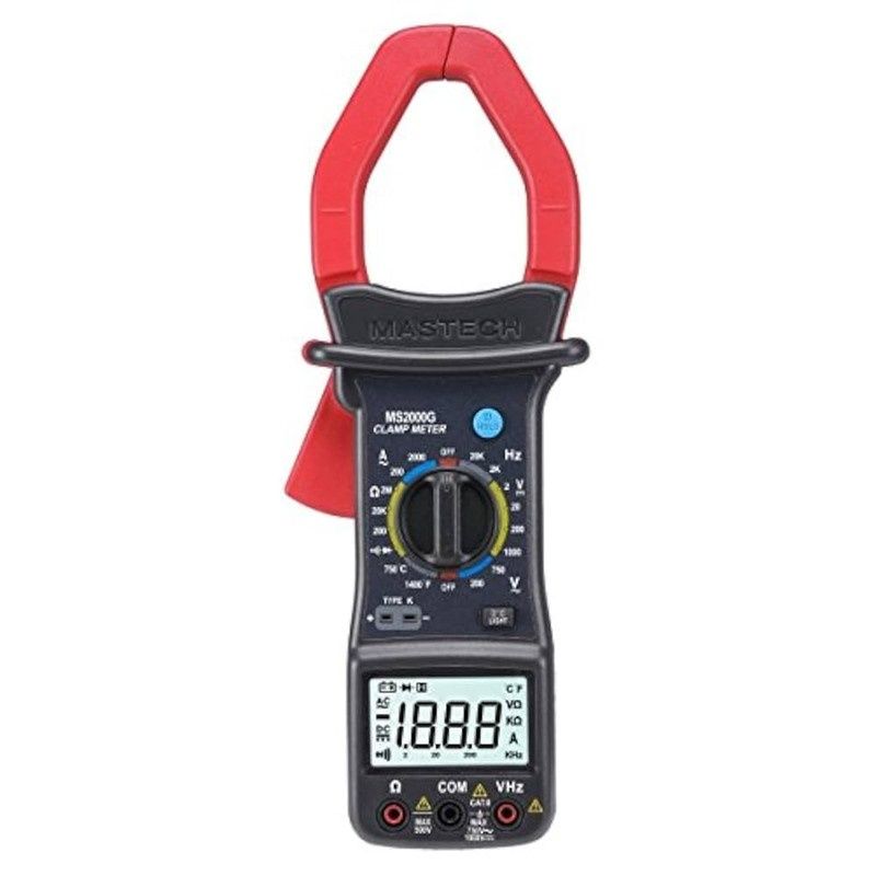 MASTECH MS2000G 2000A Digital AC/DC Clamp Meter – 2000‑count Display