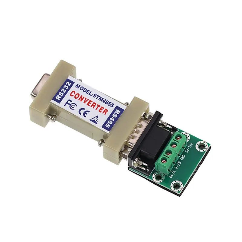 RS232 to RS485 Converter, Bi-Directional Serial Adapter, Auto Transceiver, DB9 Connector