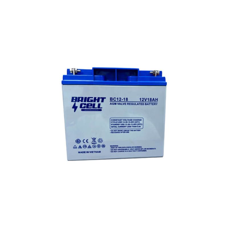 Bright Cell BC12‑18 12V 18Ah SLA (Sealed Lead‑Acid) Rechargeable Battery