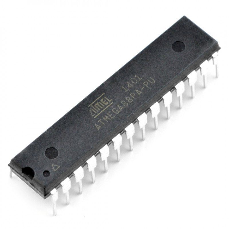 ATMEGA88PA-PU, 8-Bit AVR Microcontroller, PDIP-28