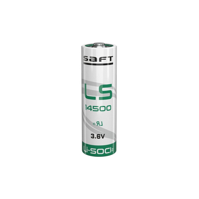 LS14500 3.6V Lithium Battery, AA Size, 2.6Ah Capacity