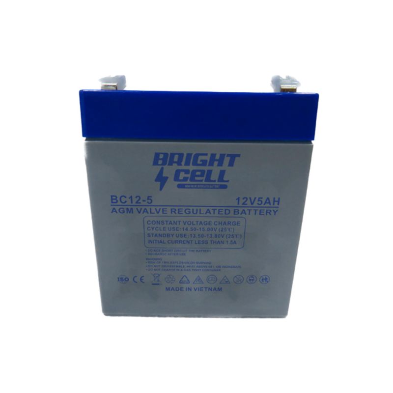Bright Cell BC12‑5 12V 5Ah SLA (Sealed Lead‑Acid) Rechargeable Battery