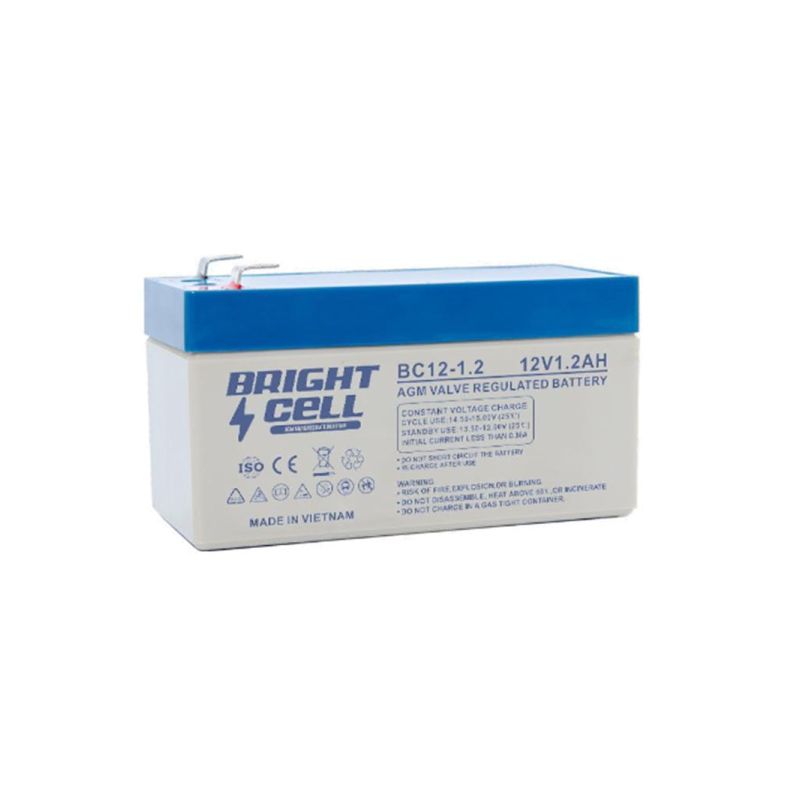 Bright Cell BC12‑1.2 12V 1.2Ah SLA (Sealed Lead Acid) Rechargeable Battery