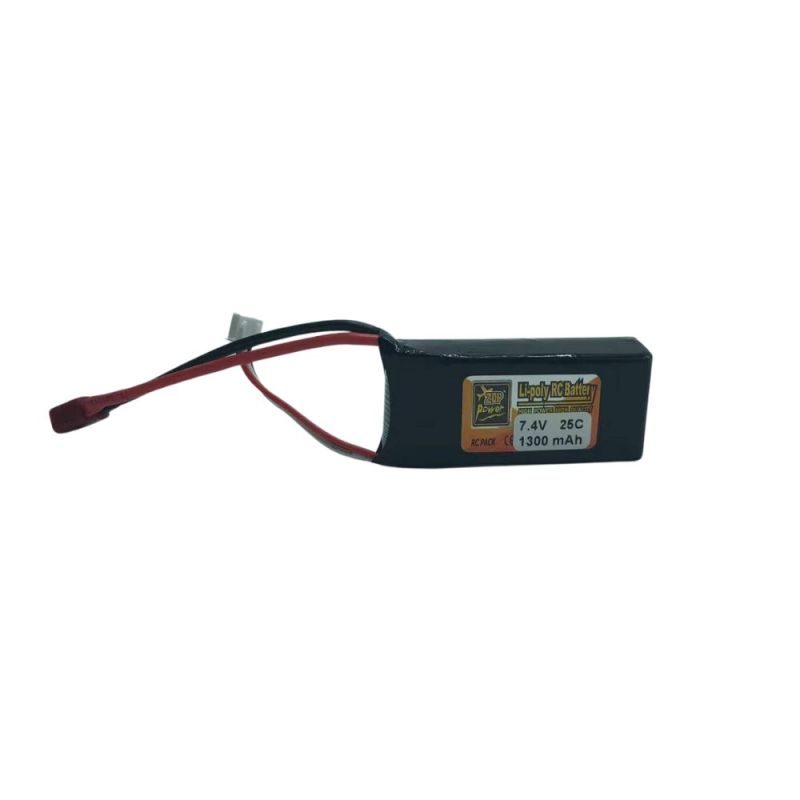 2s Li-Po Battery 25C, 1300mAh, 7.4V