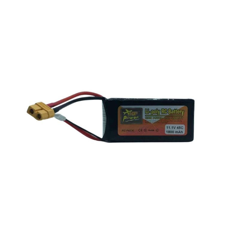 3s Li-Po Battery 45C, 1800mAh, 11.1V