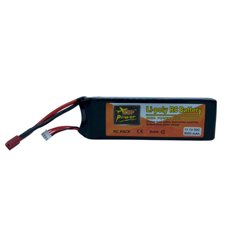 2s Li-Po Battery RX/TX, 5000mAh, 7.4V
