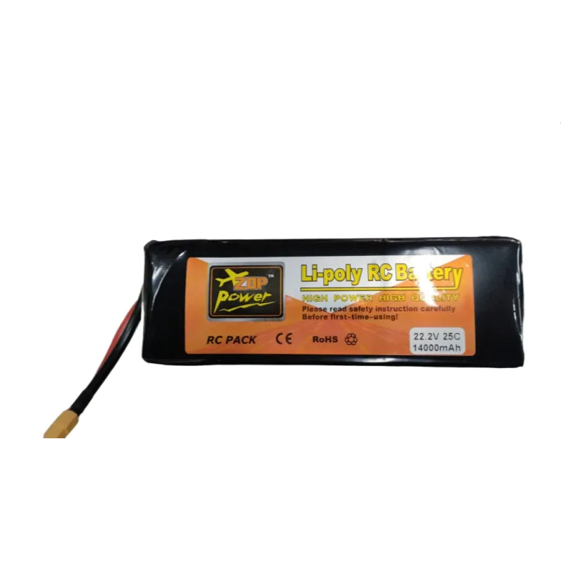 6s Li-Po Battery 25C, 14000mAh, 22.2V