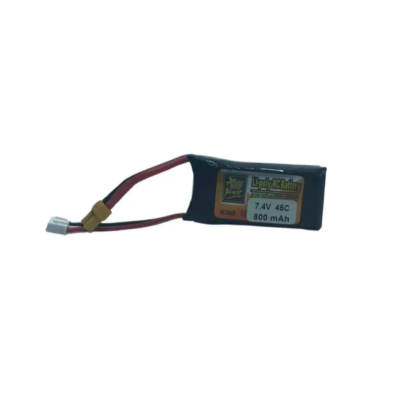 2S Li-Po Battery 45C, 800mAh, 7.4V