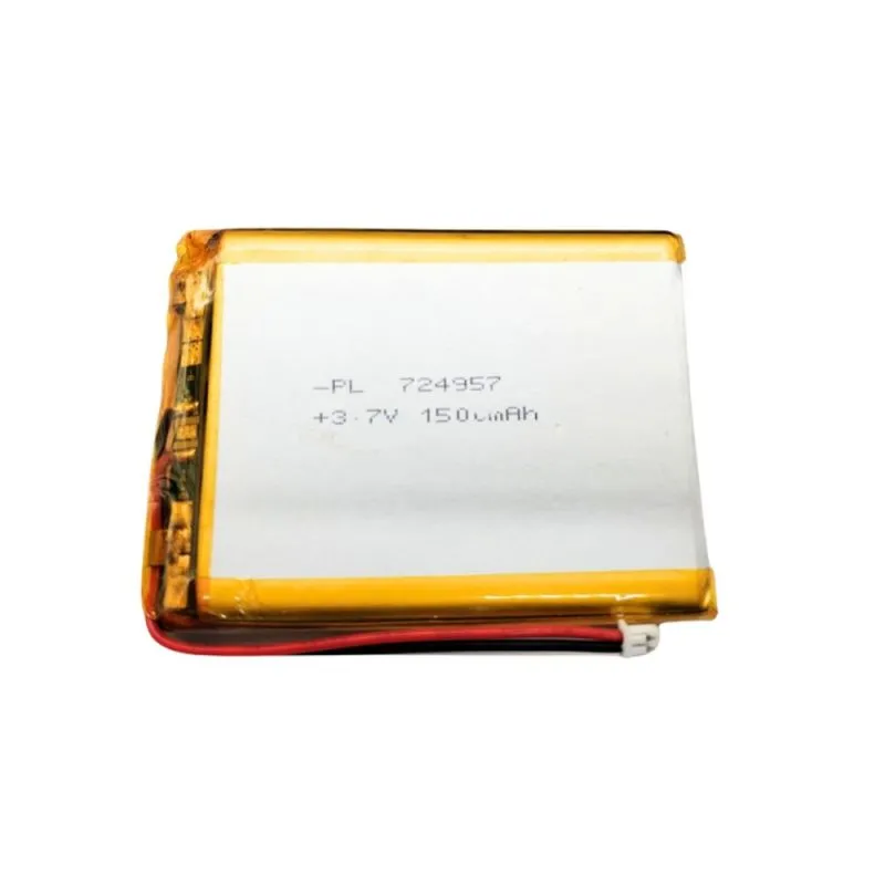  PL-724957,Rechargeable Lithium Polymer Battery,3.7V,150mAh