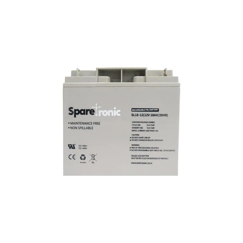 SL18-12 - Sparetronics, 18Ah, 12V, Lead-Acid Battery
