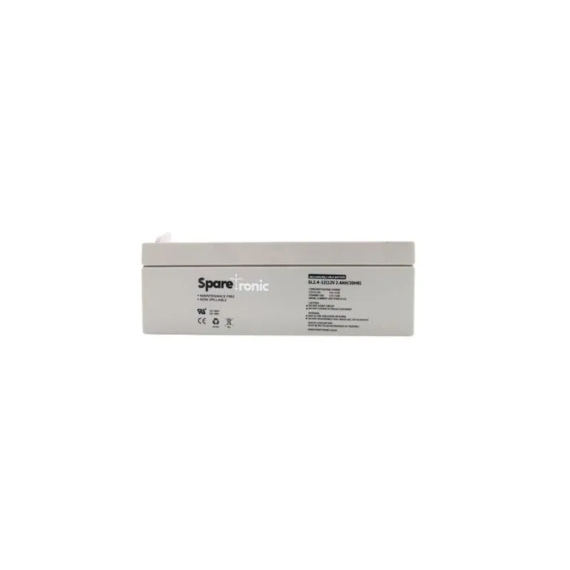 SL2.4-12 - Sparetronics, 2.4Ah, 12V, Lead-Acid Battery