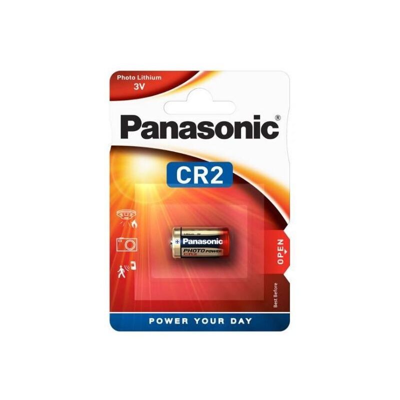 Panasonic CR2 Lithium Battery 3 V, 850 mAh