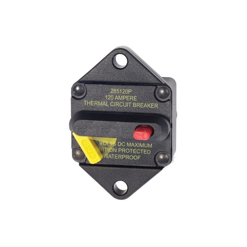 CIRCUIT PROTECTION - CIRCUIT BREAKER - BLUE SEA - BLUESEA 285 SERIES CCIRCUIT BREAKER PANEL MOUNT 120A 7088