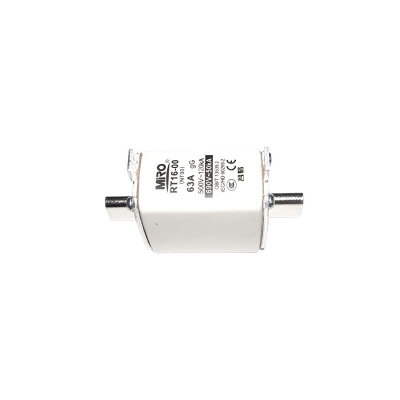 NT00 660V-50KA,Ceramic Fuse Link NT00,63A