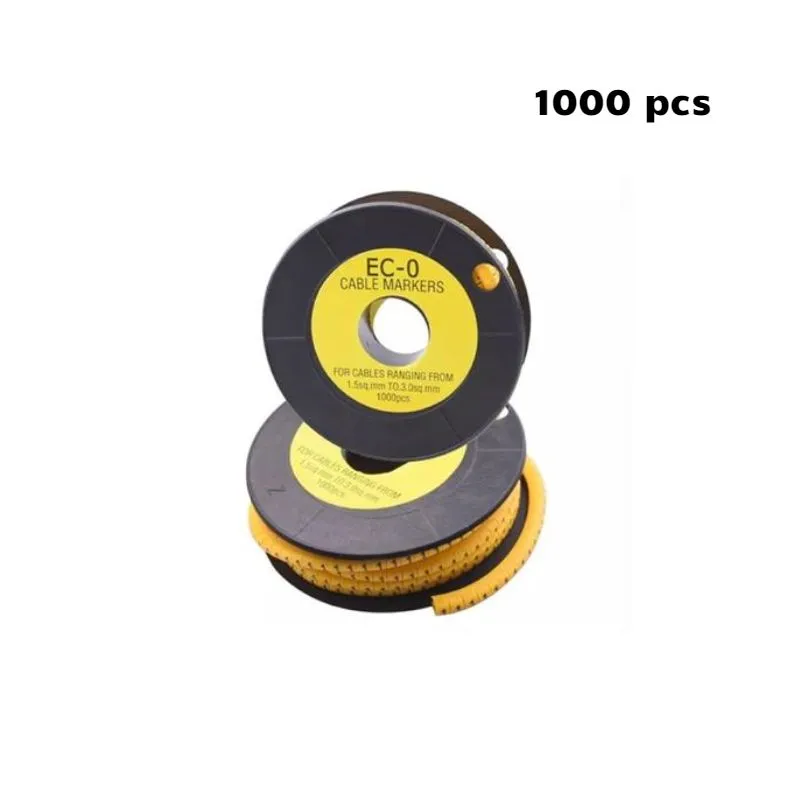 EC-0 EC TYPE CABLE MARKER 1000pcs/roll