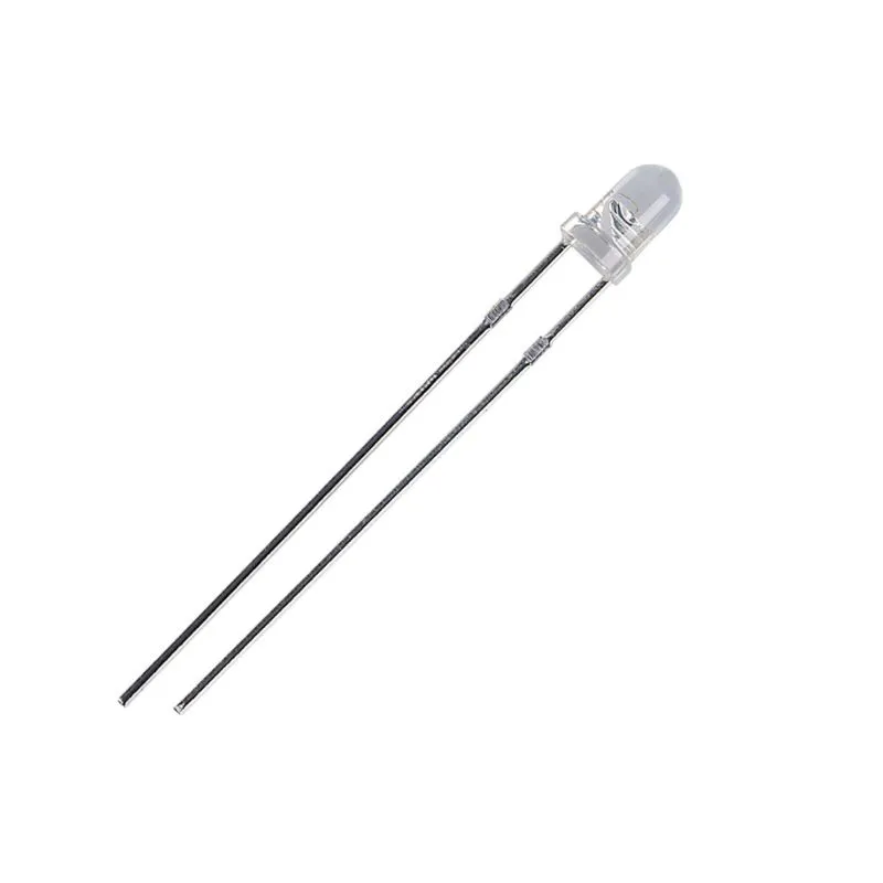 Clear Super Bright LED,White,3mm