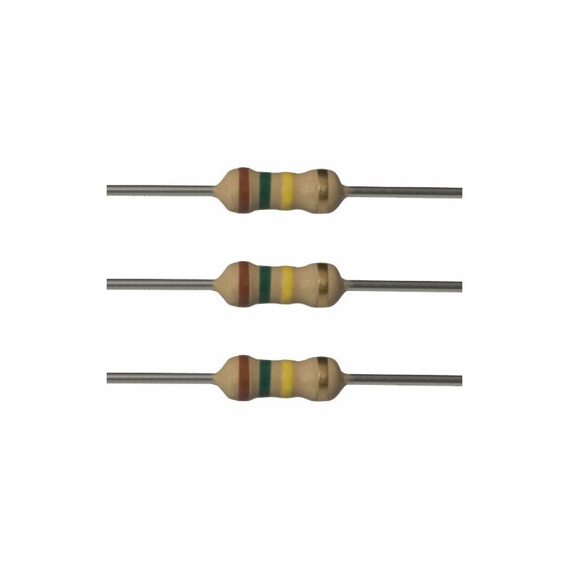 Wirewound Resistor,150KOhm,1/4W,Through Hole 