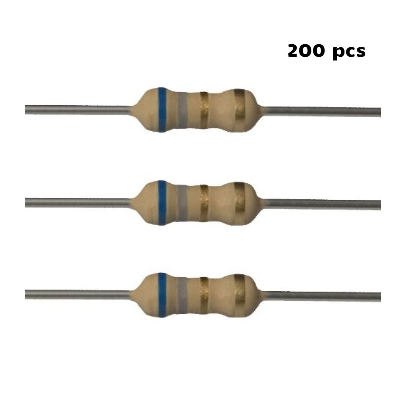 6.8 OHM 1.4 W THROUGH HOLE WIREWOUND RESISTOR 200pcs/pack