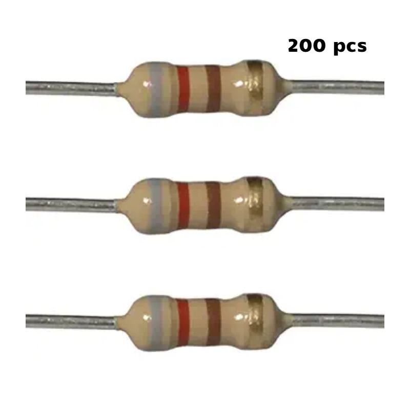 820 OHM 1.2 W THROUGH HOLE WIREWOUND RESISTOR 200pcs/pack