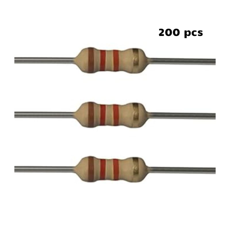 1.2 K OHM 1.2 W THROUGH HOLE WIREWOUND RESISTOR 200pcs/pack