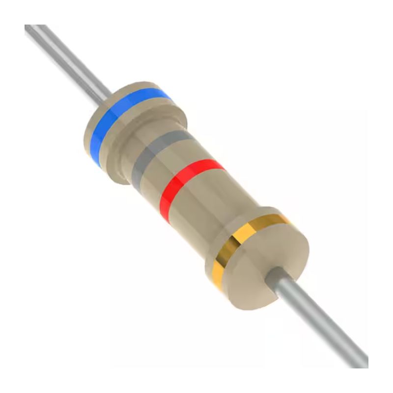6.8K OHM 1/2W THROUGH HOLE RESISTOR 200pcs/pack