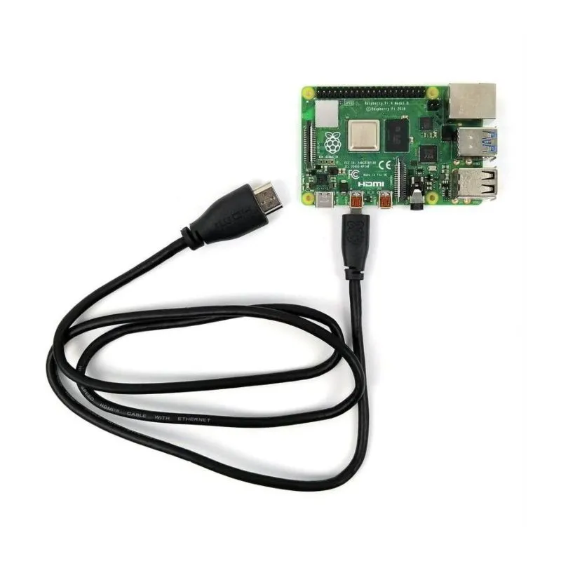 SC0546,Micro-HDMI to Standard HDMI (A/M), 1m cable Black