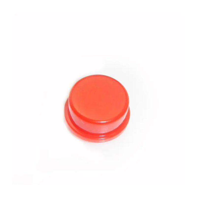 Button Cap,Red,Square,12x12x7.3mm
