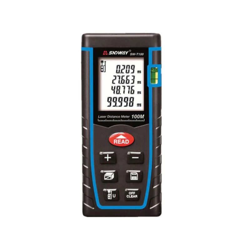 SNDWAY Digital Laser Rangefinder 100M Distance Meter Tape Measure Area Volume