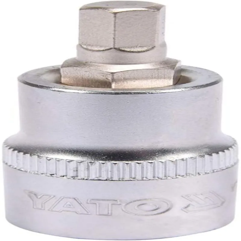 YT-04381, Hex Socket Bit – 1/2" Drive, HW5, 55mm Length, Chrome Vanadium Steel