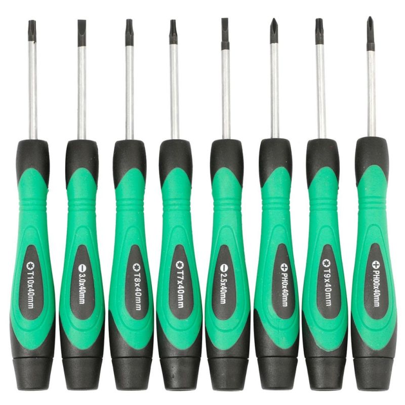 Terminator TTSDS 328 Screwdriver Set 6-Piece Precision Flat Torx Phillips