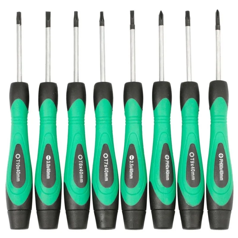 Terminator TTSDS 328 Screwdriver Set 6-Piece Precision Flat Torx Phillips