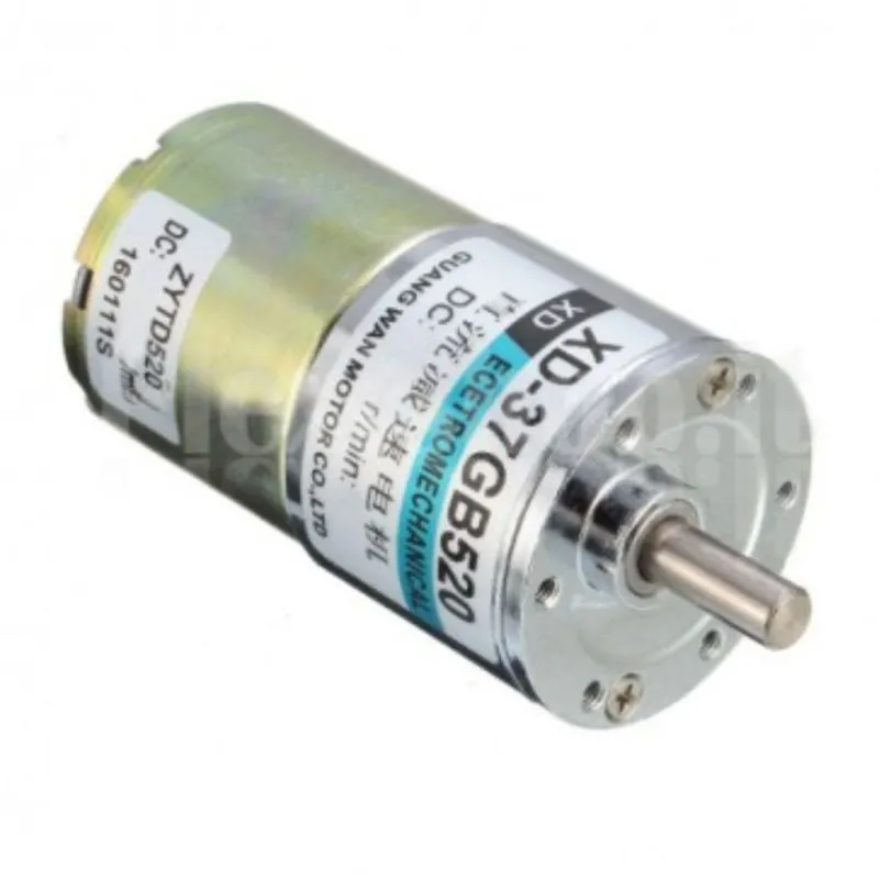 XD-37GB520YSY, Gear Motor - DC 12V, High Torque 50 RPM-deal for DIY Projects and Robotics