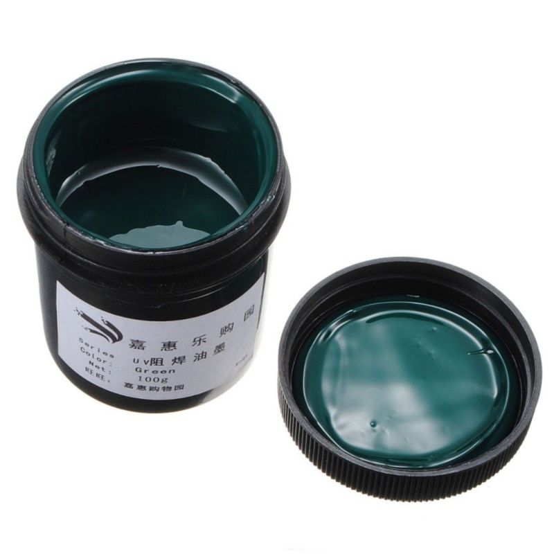 UV Curable Solder Mask PCB Ink, Green,100g