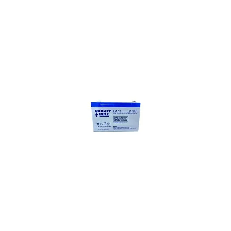 Bright Cell BC6-12 6V 12Ah SLA (Sealed Lead‑Acid) Rechargeable Battery