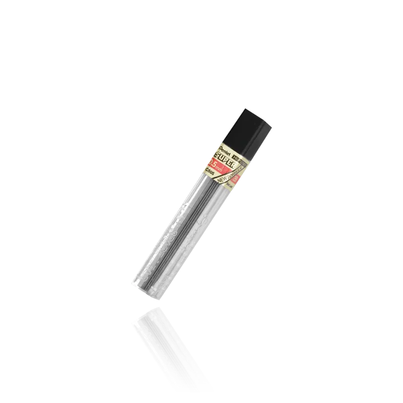 Pentel Super Hi-Polymer Lead Refill, 0.5mm, Fine, B, (C505-B)