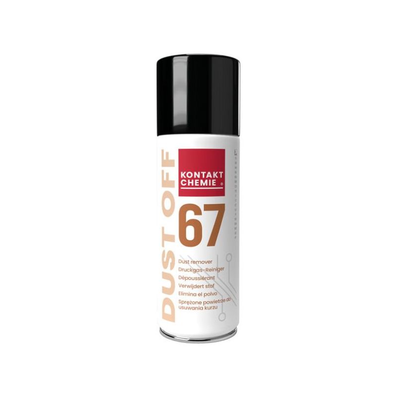 DUST OFF 67 Precision Dust Remover – 200 ML Aerosol, Hydrofluorolefin Based, Non-Flammable, for Sensitive Electronics