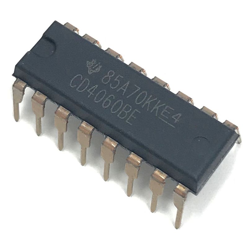 CD4060BE,14-Stage Binary Ripple Counter with Oscillator,DIP-16