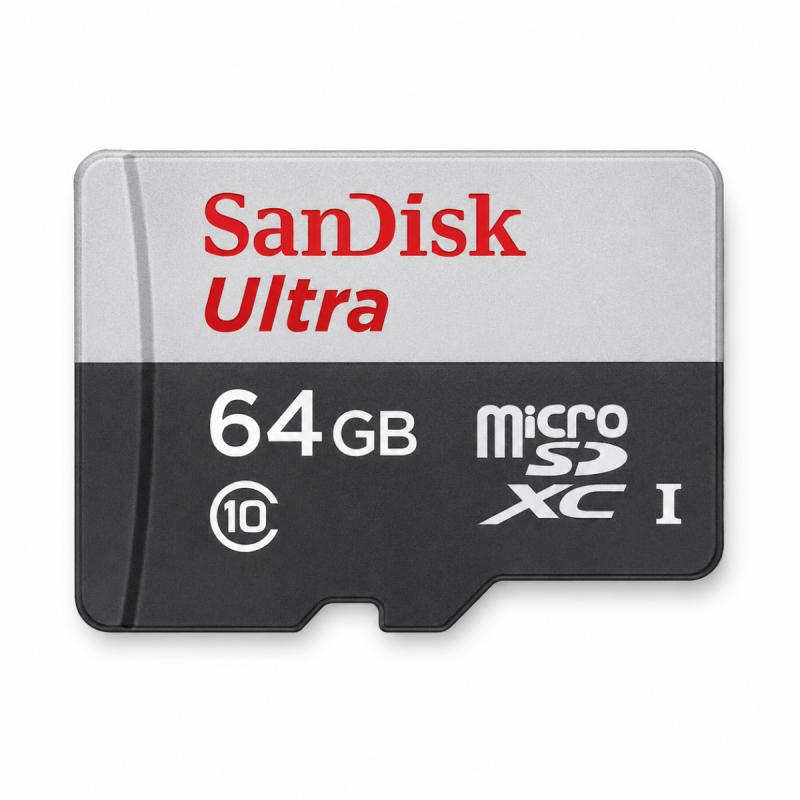 SanDisk Ultra 64GB microSDXC UHS-I Memory Card – Up to 100MB/s
