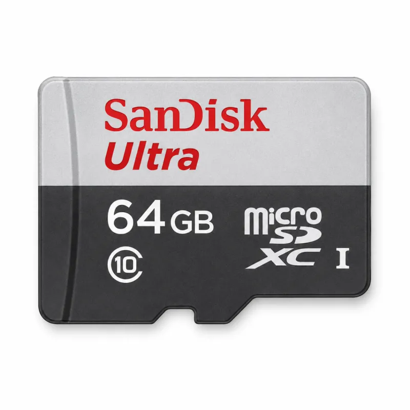 SanDisk Ultra 64GB microSDXC UHS-I Memory Card – Up to 100MB/s