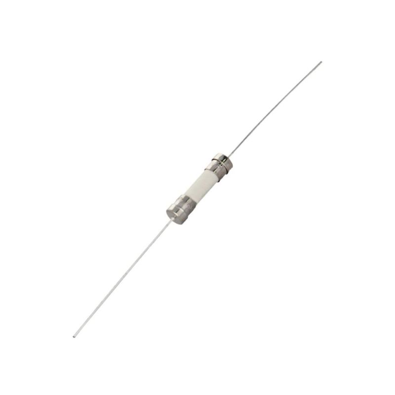 Ceramic Axial Lead Slow-Blow Fuse for Electrical Applications, T4A, 250V