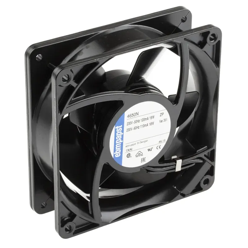 4650N EBMPapst AC Axial Fan 230V 120x120x32mm 19W Ball Bearing