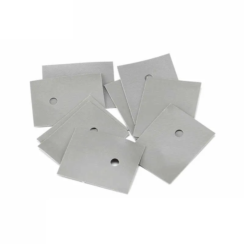 Mica Insulator Pad TO220 13x18mm Silicone Rubber Coated High Voltage Isolation