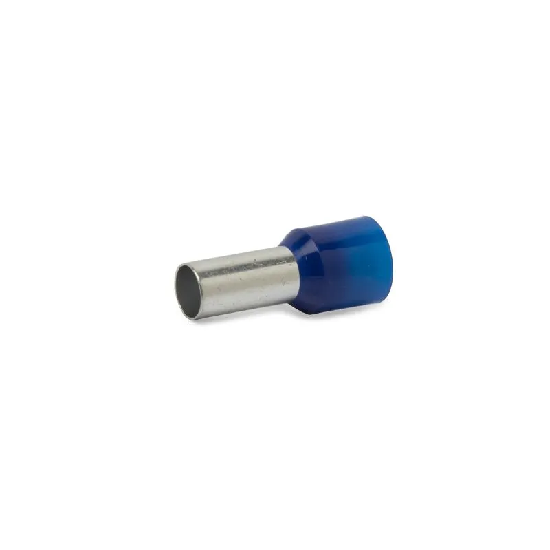 FERRULE100PK Tubular Wire Ferrules 1point5mm2 Blue 16AWG 100 Pieces Pack