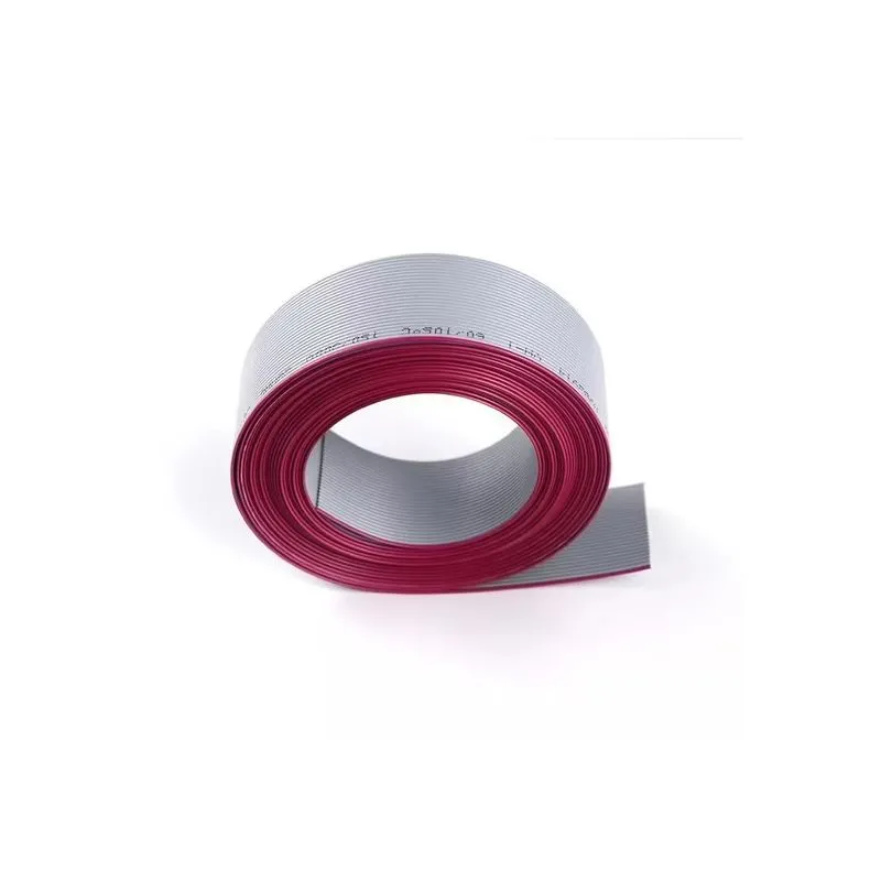 Ribbon Cable 16 Pin Gray Red Edge 1.27mm Pitch Flat IDC Compatible