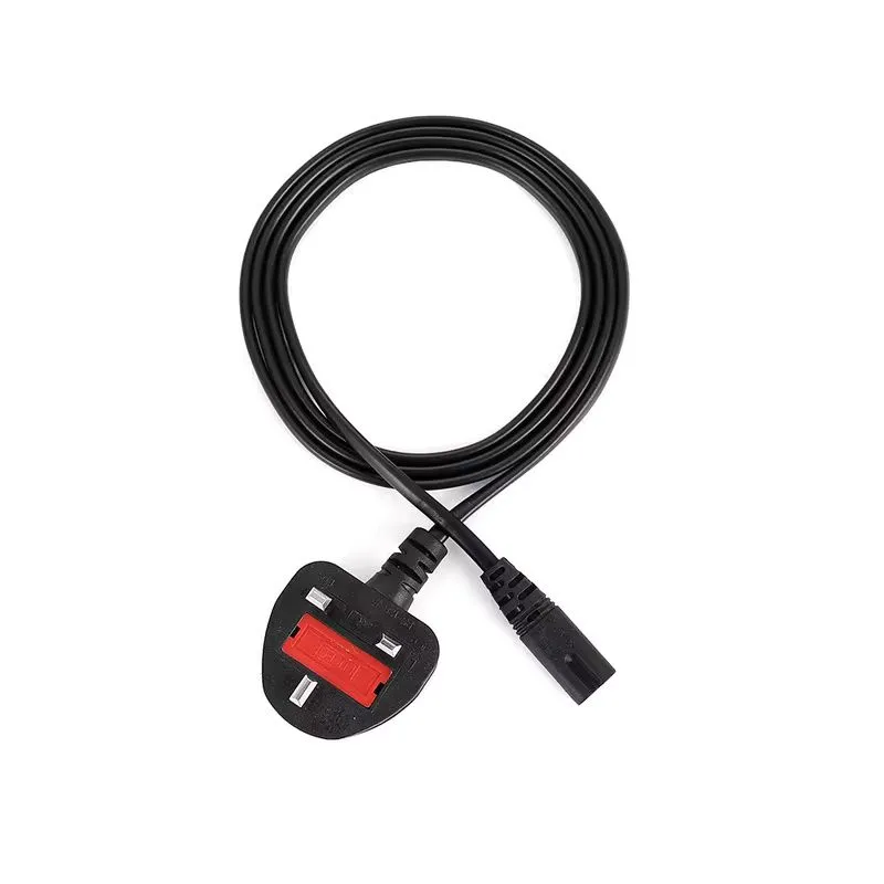 2 Pin Radio Power Cable, 1.5 Meter Length UK Plug